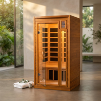 Barcelona 1 to 2 Person Low EMF FAR Infrared Home Sauna — Studio Shot