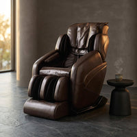 Jin Espresso Synthetic Leather SL Track Massage Chair — Studio Shot