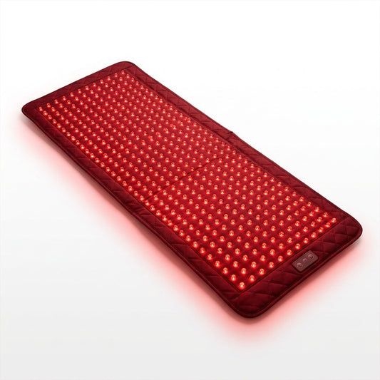 Most Popular Red Light Therapy Yoga Mat Pilates Mat with 660Nm 850Nm Infrared Light Therapy for Home and Gym Use Pain Relief — Studio Shot
