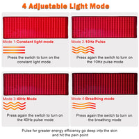 Most Popular Red Light Therapy Yoga Mat Pilates Mat with 660Nm 850Nm Infrared Light Therapy for Home and Gym Use Pain Relief