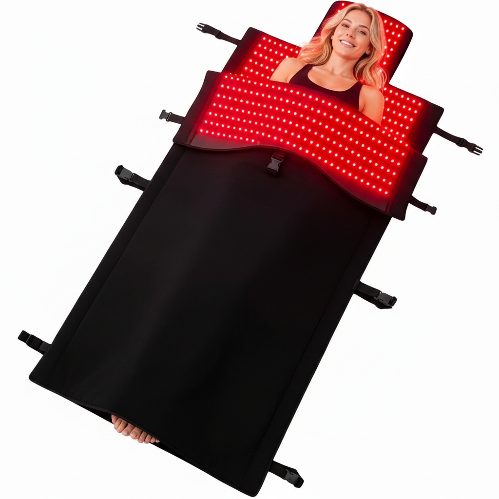 Red Light Therapy Mat for Full Body Pain Relief 75" X 35'' | Infrared Red Light Therapy Blanket for Face and Body with 2570 Dual-Wave Leds (660Nm & 850Nm)